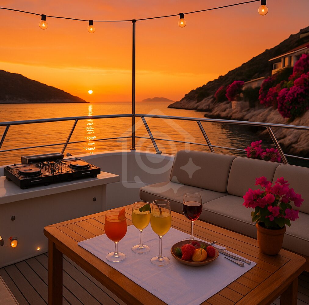 Luxury Sunset Yacht Party (3 Hours, up to 10 guests)